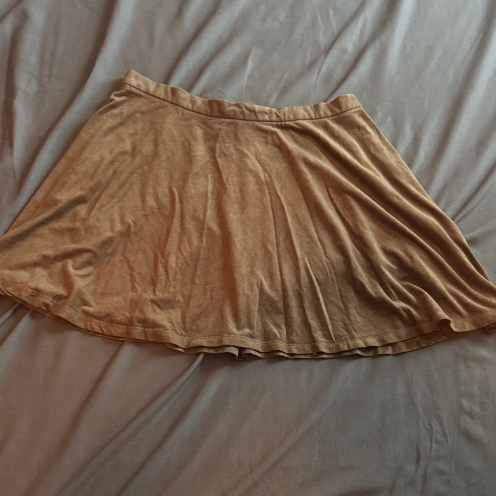 Mimi Chica Tan Skater Skirt